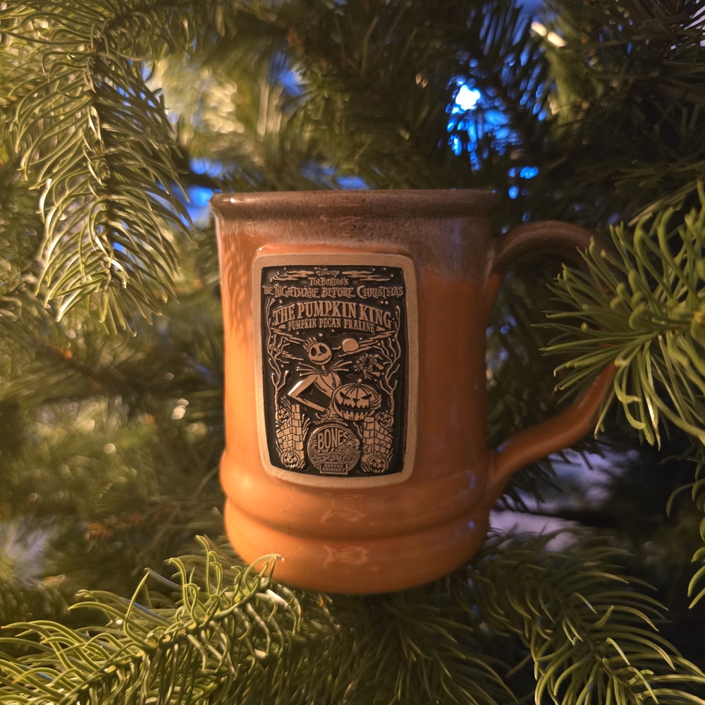 Nightmare Before Christmas Orange Ceramic Mug